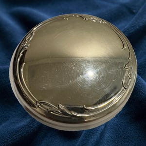 Vintage Sterling Silver Compact Mirror - Etsy
