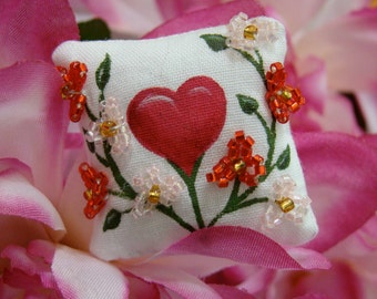 Love Grows Mini Dollhouse Pillow