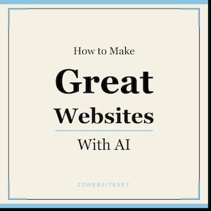 AI Website Guide – Beginner's Guide to Building Professional Websites (Instant Download)