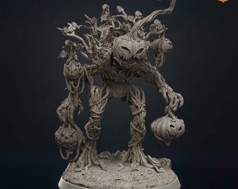 Pumpkins Shambling Mound Corrupted Treant | Pumpkin Halloween Monster | SolGood Creations