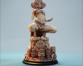 Asiri Hedge Witch + (NSFW Option) | 35mm 75mm 120mm | DnD ttrpg | HardWitch-Games