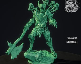 Oshan The Returned | Forest Elf Living Armor| 35mm 54mm| DnD ttrpg | Ronin Arts Workshop