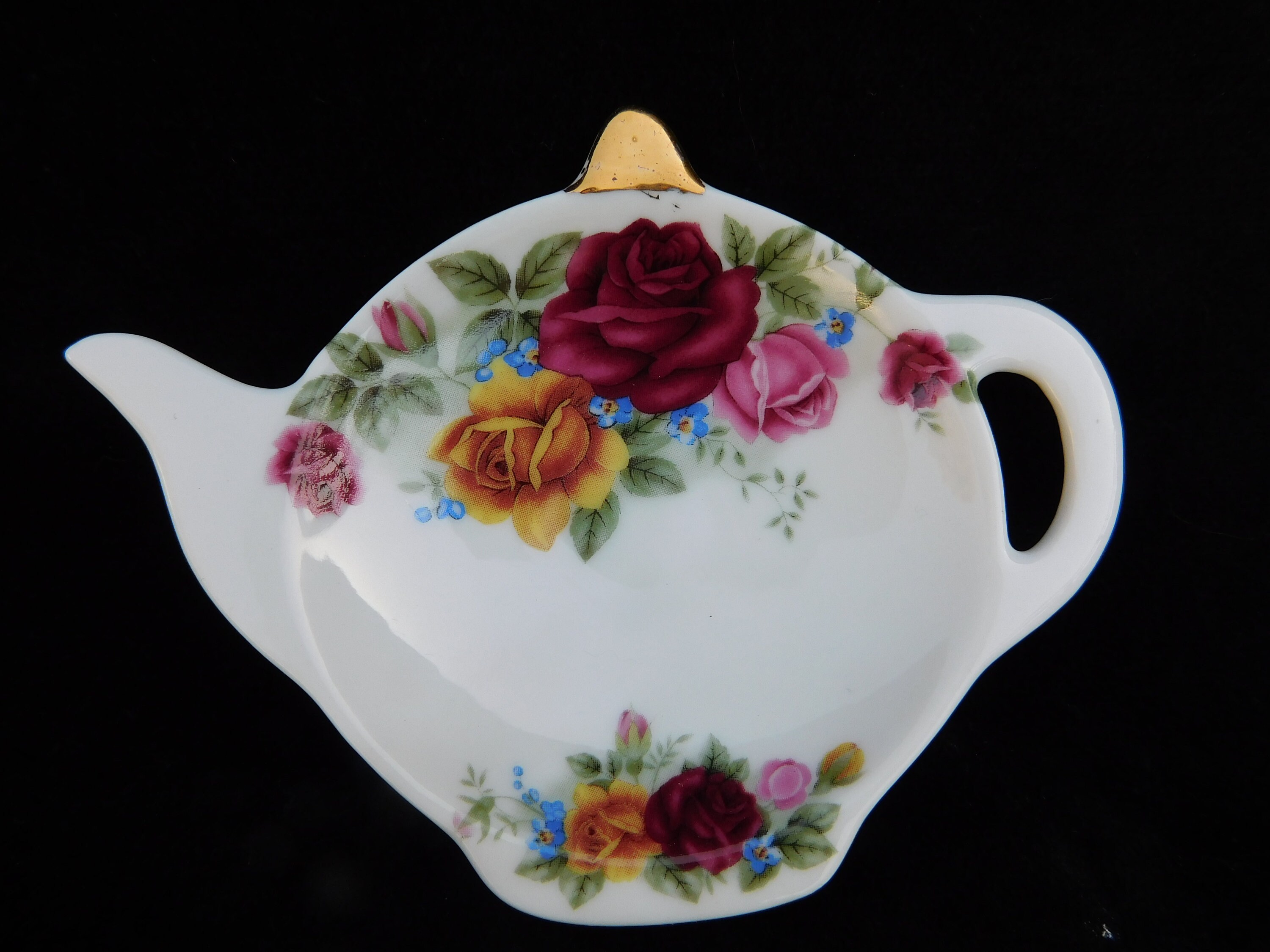 Free shipping Tea Bag Holder Hand Decorated Porcelain Etsy