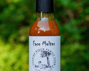 Face Melter Extra Hot Sauce – Small Batch | Leaning Birch Family Farm