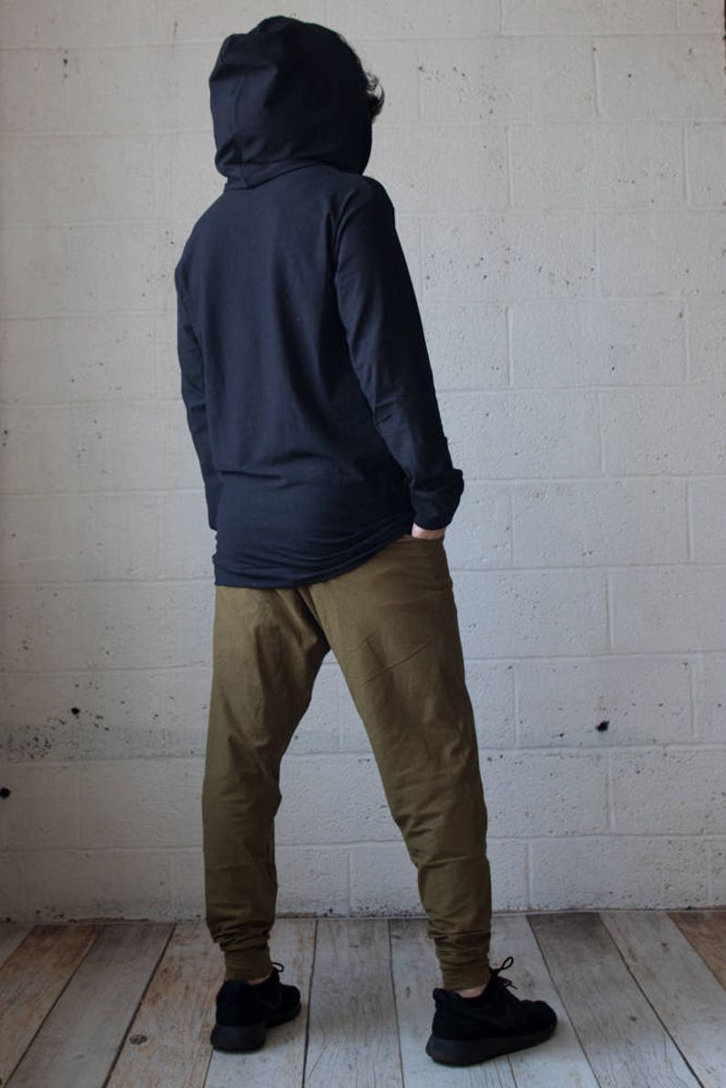 Men/'s Wear Hemp Clothing Men/'s Yoga Burning Man Men/'s Pocket Pullover Kangaroo Pocket Men/'s Hoodie Men/'s Pullover Festival Wear
