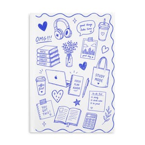 Study Mode Notebook | College Student Notebook | Cute Study Planner | Back to School Notebook | Student Gift | School Notes Journal