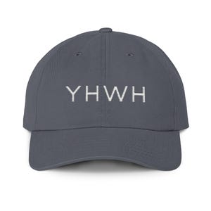 Cappello unisex con ricamo YHWH / Cappellino da baseball con versetto religioso | Cappello cristiano