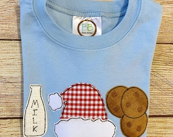 Cookies and Santa tee or pants set