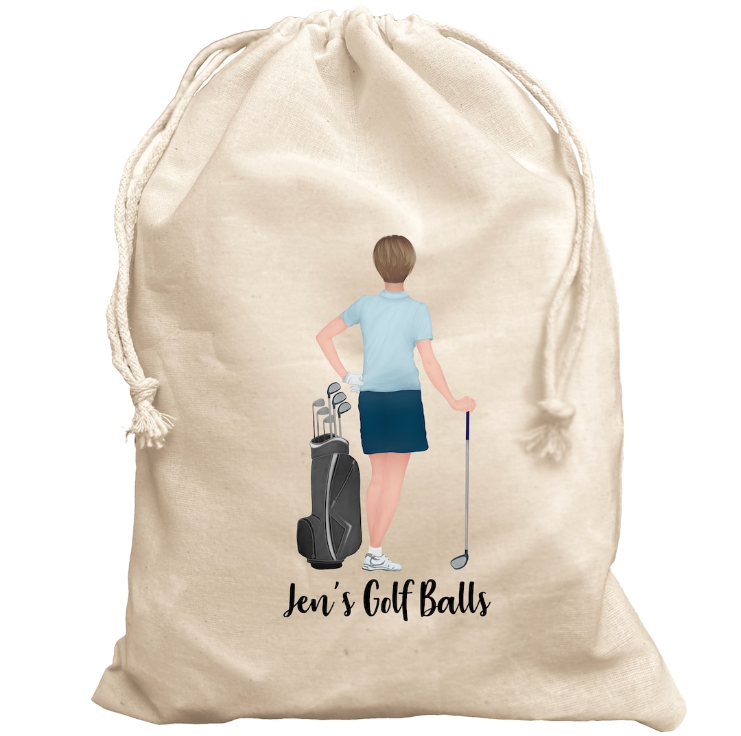 Personalised Golf Ball Bag for Golfer Female Golf Gift Bag Etsy UK