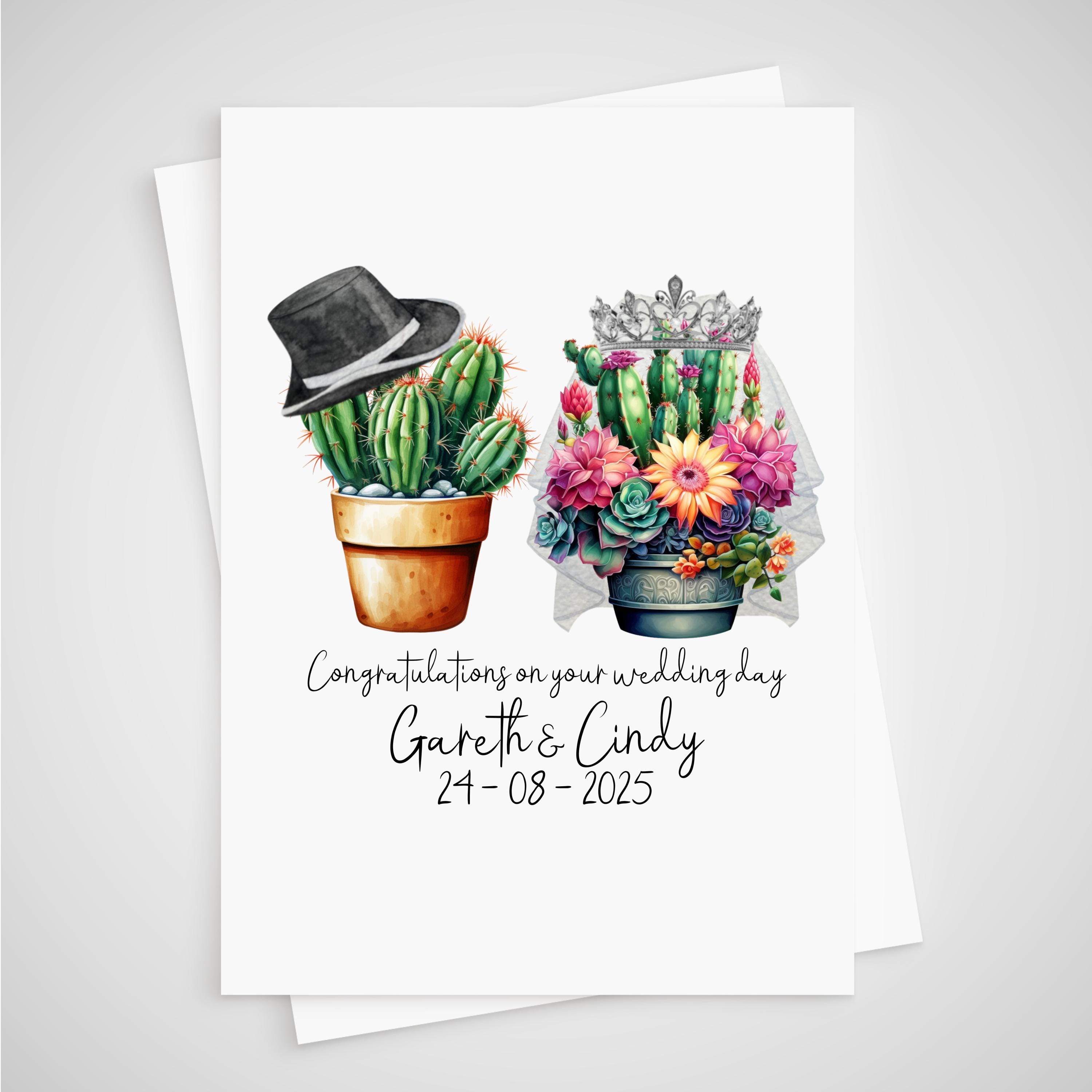 Kaktus hochzeit - Etsy.de