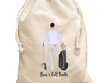 Golf Ball Bag Personalised Gift for man