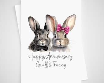 Rabbit (for Soe-Bunny Special) Greeting Card (Birthday/Anniversary - View #12