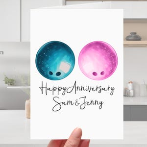 10 épingles personnalisées pour carte d'anniversaire de bowling
