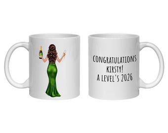 Prom Mug Gift Personalised for girl, high school formal