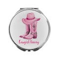 Cowgirl Mirror Compact Personalised Cowboy
