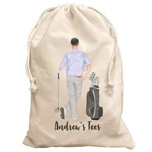 Sac de golf pour tees Cadeau golfeur personnalisé pour lui