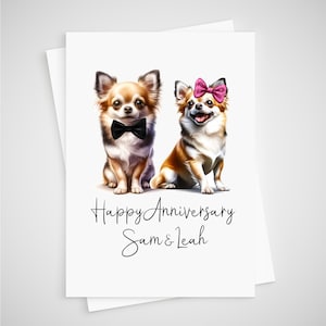Chihuahua-verjaardagskaart hond gepersonaliseerd