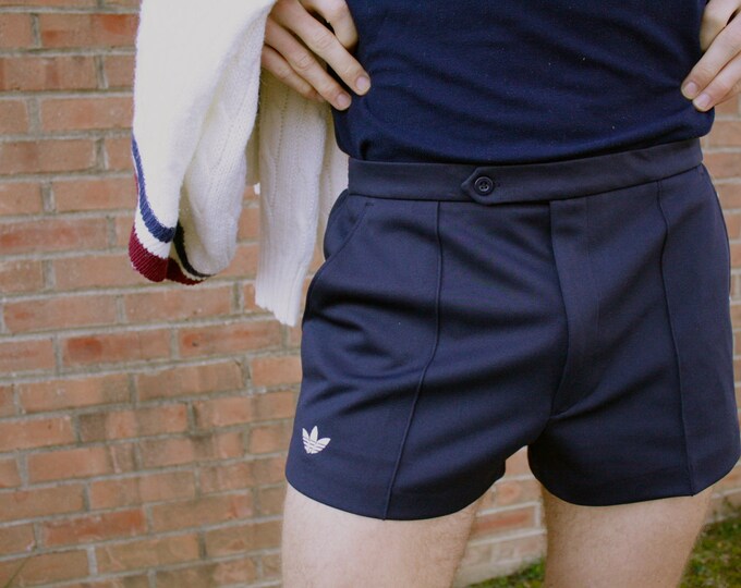 Adidas Ivan Lendl Tennis 1980s Mens Short Shorts Guy Thigh Etsy