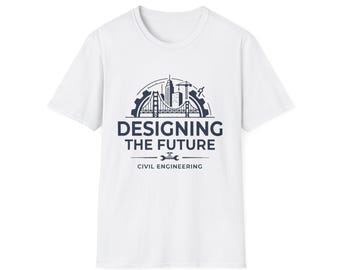 Designing the Future Civil Engineering T-Shirt | Engineering Logo Tee