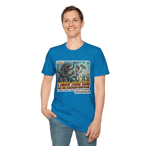 Debug Your Code T-Shirt | Programmer Cartoon Monster Bug Coding Tee image 11