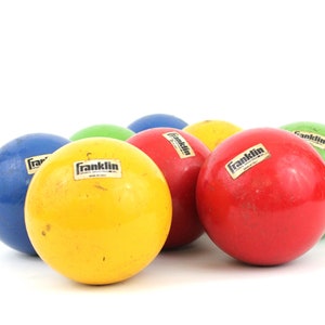 Vintage Large Franklin Bocce Balls Italy image 4