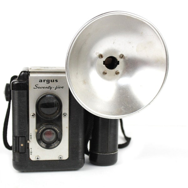 Vintage Argus Camera with Flash Attachment