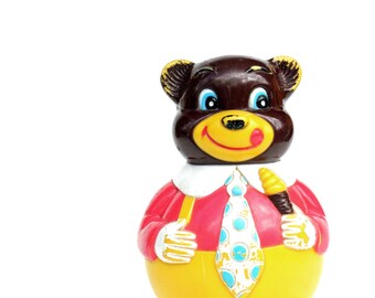 Roly Poly Vintage Bear