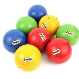 Vintage Large Franklin Bocce Balls Italy image 2