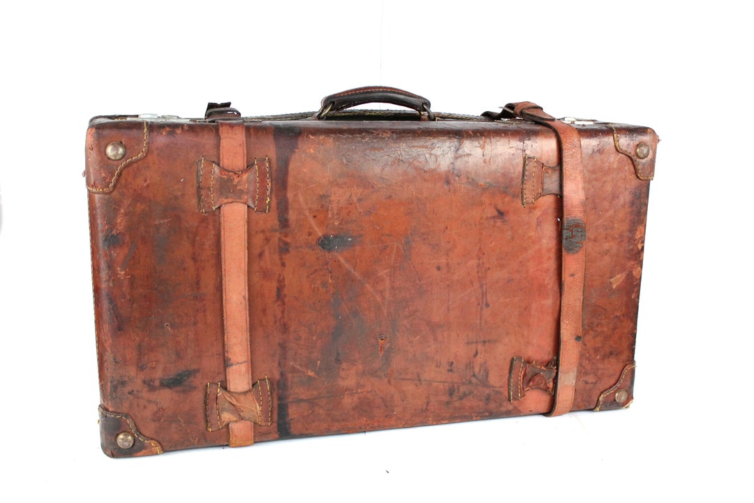 Leather suitcases cheap for sale