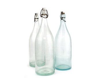 Vintage Large Glass Bottles