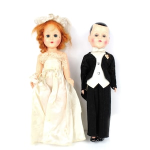 Vintage the Musical Bride Doll 1920 Hong Kong Blue Sleepy