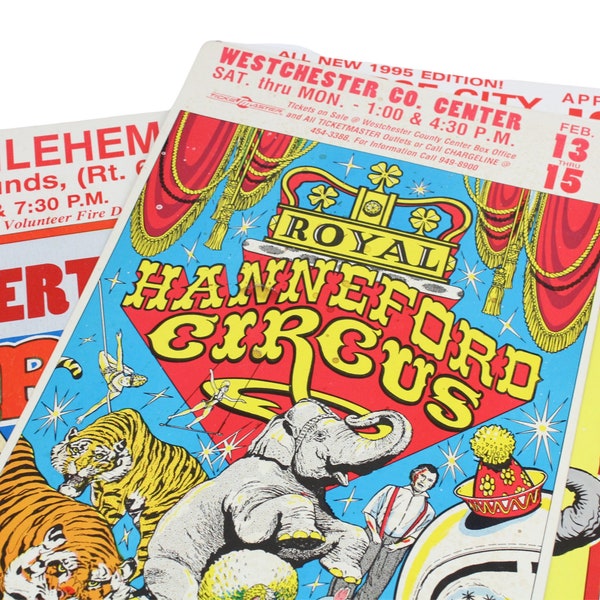 Vintage Circus Poster -  Royal Hanneford Circus - 1 Poster