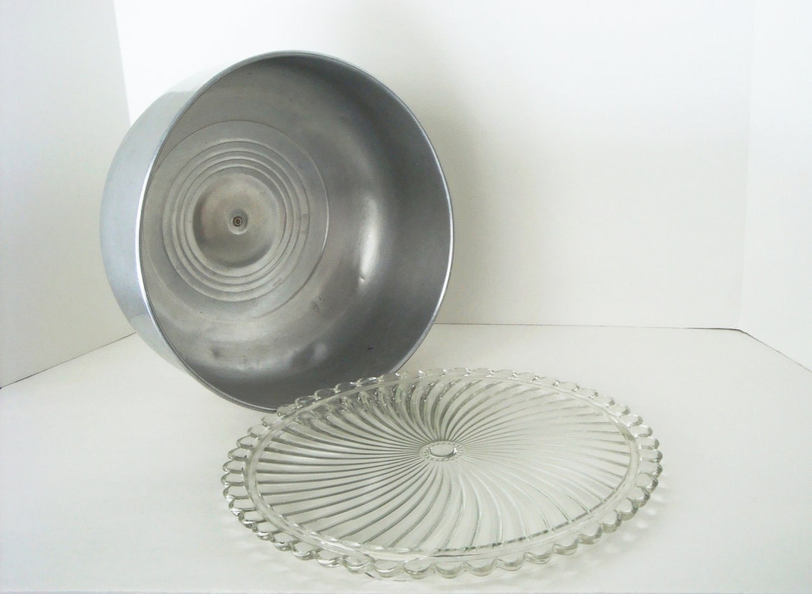 Vintage Cake Plate and Cover Cake Plate Covered Cake Plate Etsy