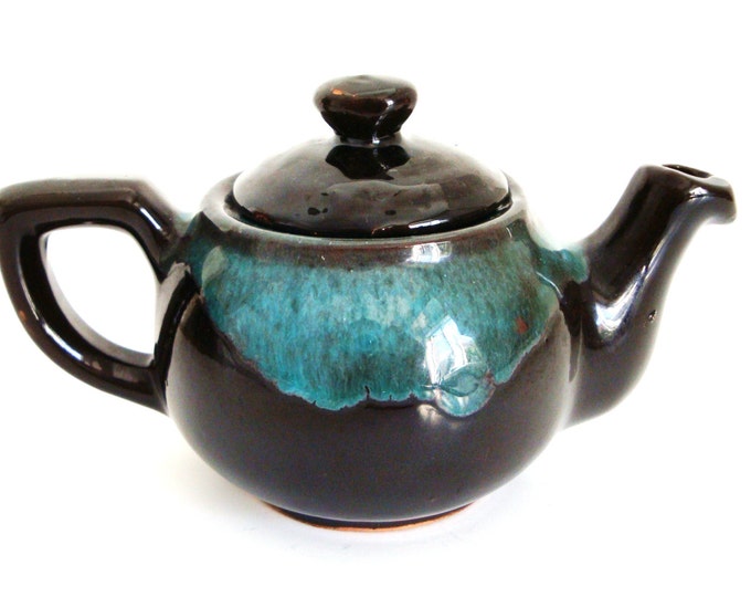 Royal Canadian Art Pottery Teapot Teapot Canadian Teapot Brown Glaze