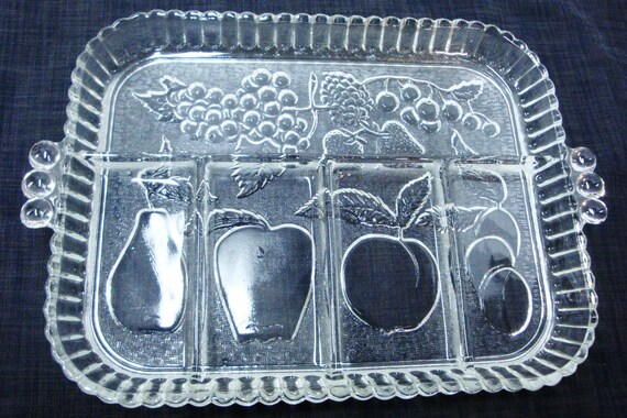 Vintage glass platters Outlet