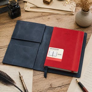 Anpassad Moleskine, Moleskine Journal, Personlig Journal, Läderanteckningsbok, A5-anteckningsboksomslag, Påfyllningsbar anteckningsbok, Läderanteckningsfodral