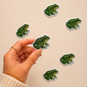 Mini Frog Embroidered Iron-On Patches, Cute DIY Clothing Accessories, Small Decorative Patch Set