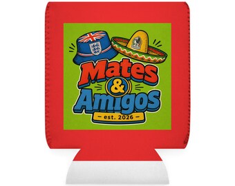 Funda enfriadora de latas para la Copa Mundial de Fútbol / Regalo para aficionados