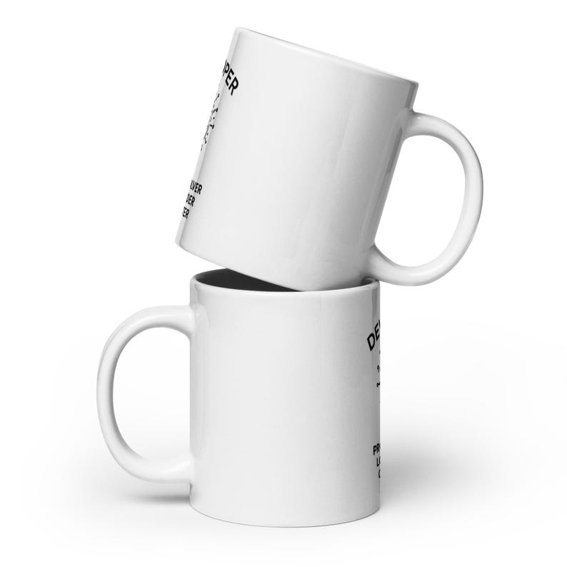 Developer Mug Problem Solver Logic Builder Code Writer Coffee Mug Programmer Gift Software Engineer Mug