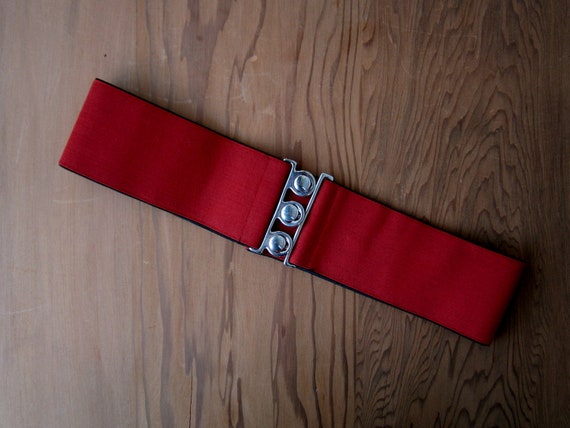 VINTAGE 1950's New Old Stock Red Ladies 3 Inch Ela