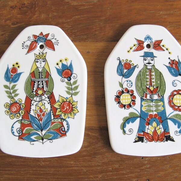 Ceramic Wall Plaques/Tiles/Trivets-Figgjo Flint-Saga-Norway