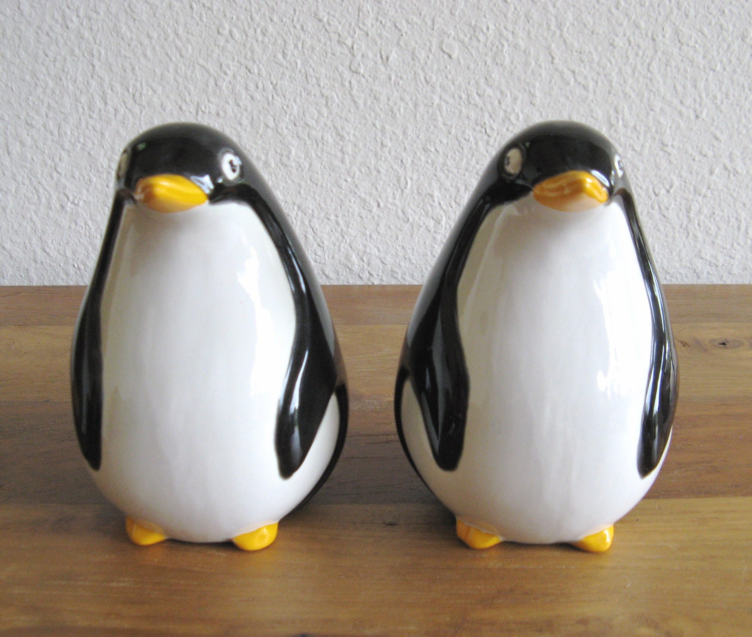 Pair of Ceramic Penguin Figurines | Etsy