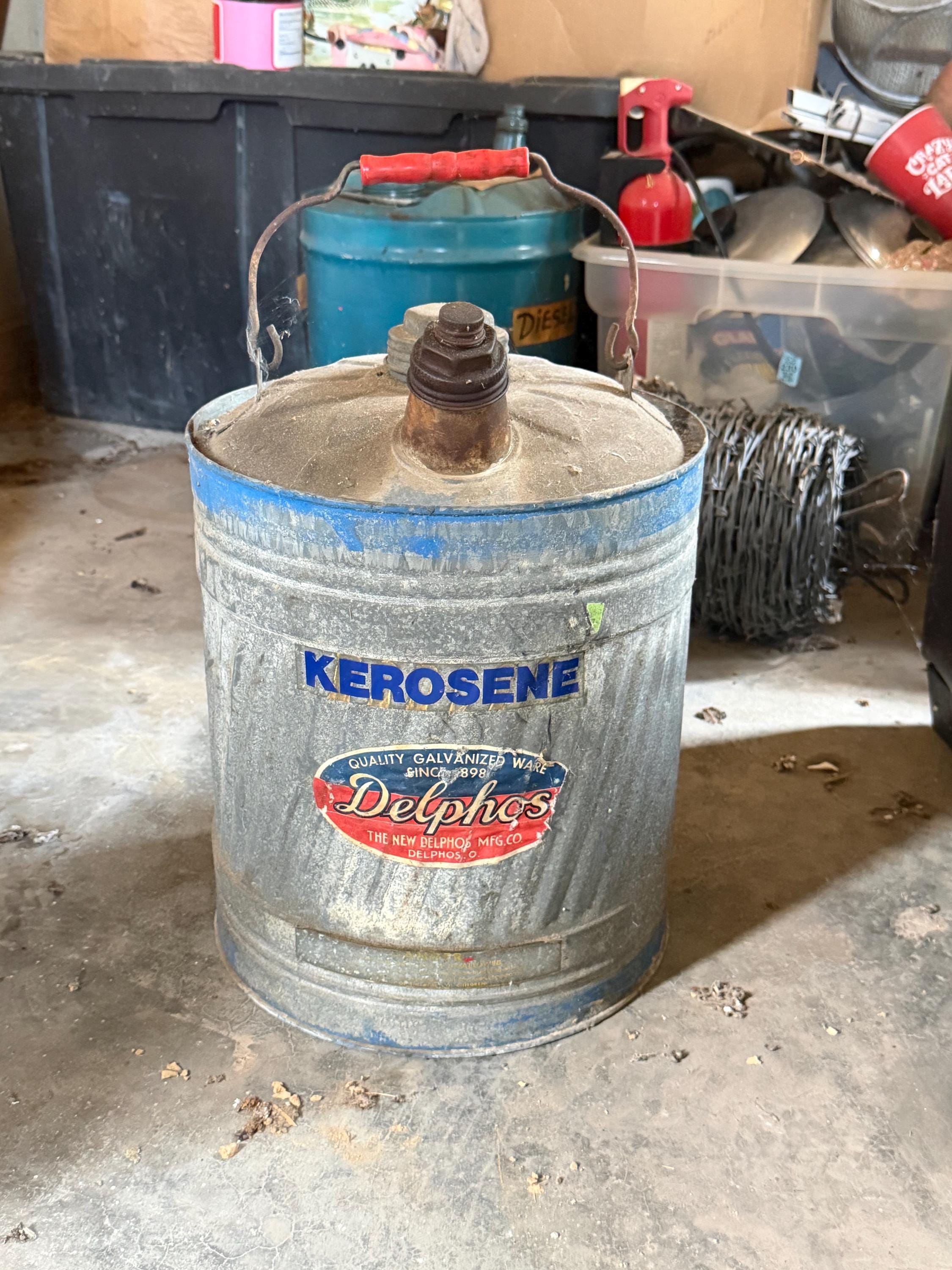 Vintage Metal Gasoline Can - Etsy