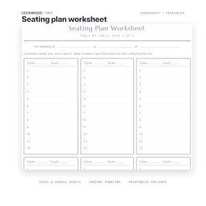 Wedding Budget Spreadsheet Excel Google Sheets | Wedding Planning Kit Guest List RSVP Vendor Tracker + Printable Checklist Day Of Timeline image 10