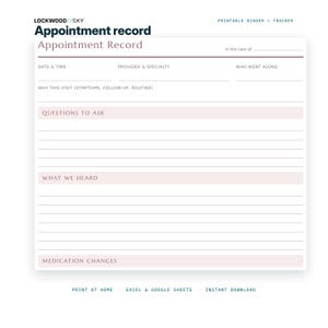 Caregiver Binder + Care Expense Tracker Spreadsheet | Medication Log Emergency Info Elderly Parent Organizer Family Cost Split Excel image 7