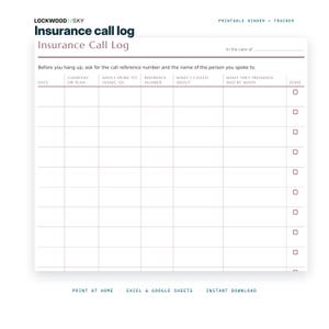 Caregiver Binder + Care Expense Tracker Spreadsheet | Medication Log Emergency Info Elderly Parent Organizer Family Cost Split Excel image 6