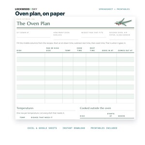 Christmas Planner Spreadsheet | Gift Budget Tracker Card List Oven Plan Excel Google Sheets + Printable Countdown Letter to Santa image 10