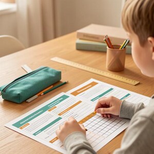 Homework Organization Command Center Bundle | Back to School Printable | Assignment Tracker Kids | Homework Planner K-8