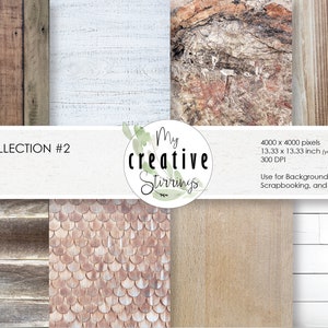 Collezione Wood #2- Foto stock di venature del legno reale, Scrapbooking digitale con texture legno, Mockup, Carta stampabile, 4000 pixel JPG/PNG 300 DPI