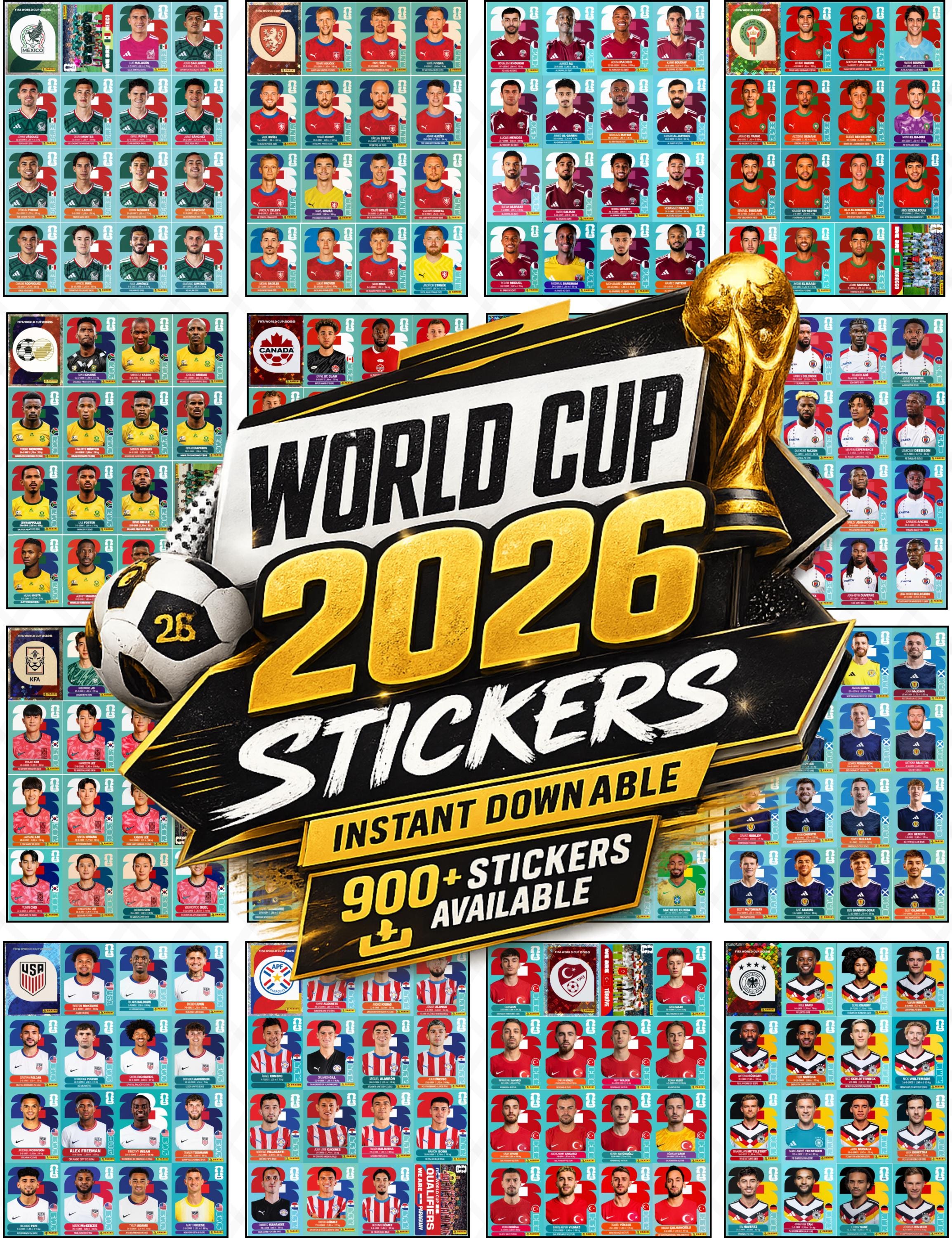 Fifa Stickers - Etsy